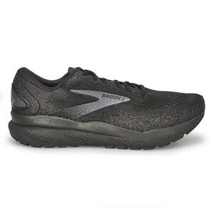 Brooks Ghost 16 Men's Size 10 Black Charcoal Running Shoe Sporty Athleisure NEW